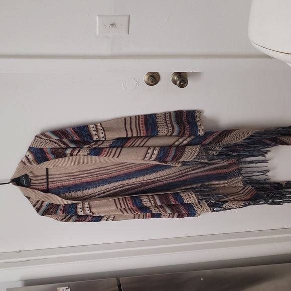 Love marks brand- size L - woman's hippie cardigan ~ Coachella vibes - Picture 7 of 10